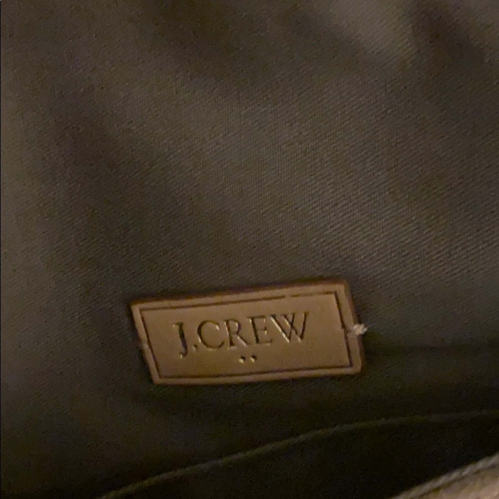 J. Crew Tan Suede Clutch - Picture 2 of 6